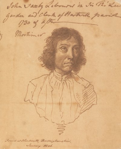 Retrato de John Saxby de attributed to John Hamilton Mortimer