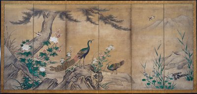 Aves y flores de attributed to Kano Mitsunobu
