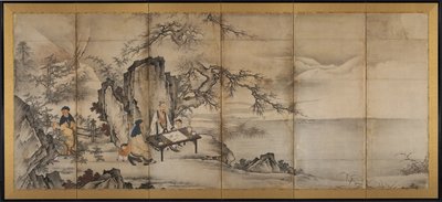 The Four Accomplishments de attributed to Kano Shōei