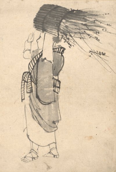 The Faggot Bearer de attributed to Kono Bairei