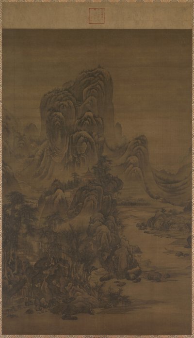 Paisaje al estilo de Juran de attributed to Liu Du
