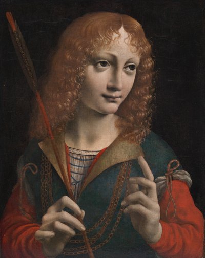 Portrait of a Youth as Saint Sebastian de attributed to Marco d