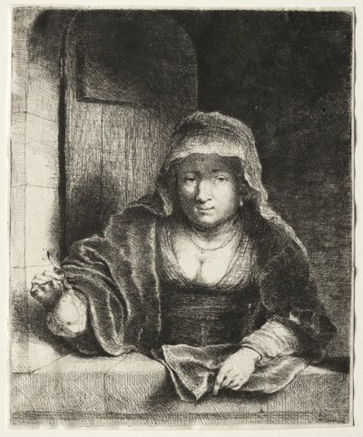 La mujer con la pera de attributed to Painter of the Royal Procession