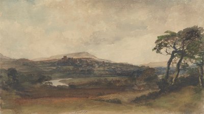 Middleham, Yorkshire de attributed to Peter DeWint
