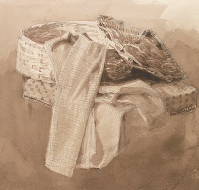 Naturaleza muerta: Cesta de attributed to Peter DeWint