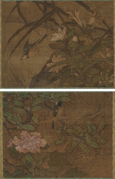 Aves y flores de attributed to Sesshū Tōyō