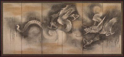 Dragon de attributed to Soga Nichokuan