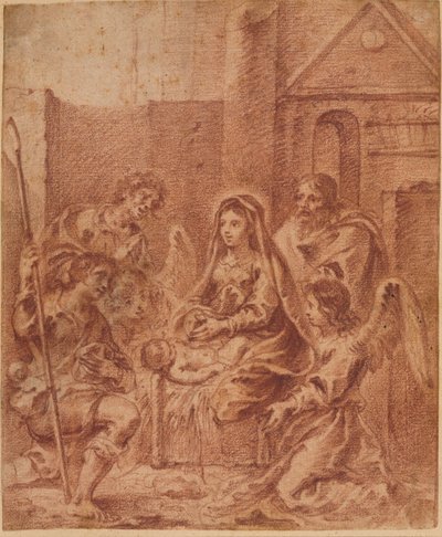 Adoración de los Pastores de attributed to Sur Das Gujarati