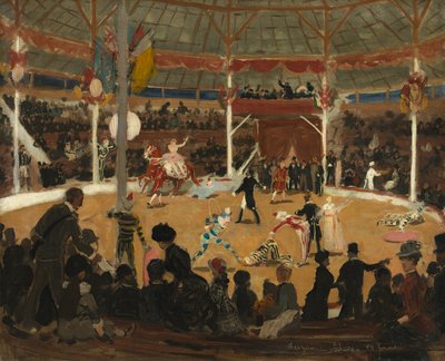 El circo de attributed to Suzanne Valadon