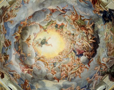Asunción de la Virgen, del techo de la cúpula, 1526-30 de Antonio da Correggio