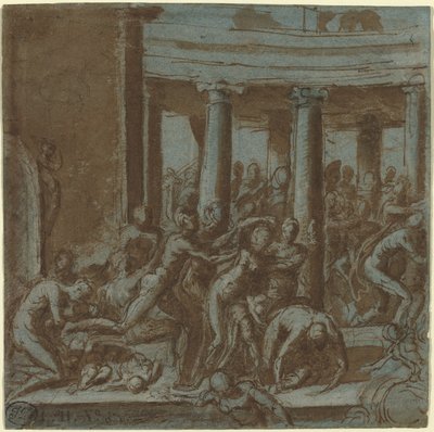 Masacre de los inocentes [recto] de called Bertoia Jacopo Zanguidi