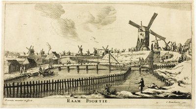 Puerta de Raam, de Las ocho puertas de Ámsterdam de called Zeeman Reinier Nooms