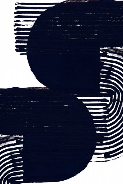Formas negras abstractas de cartissi