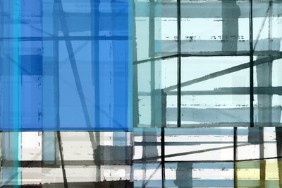 Ventanas azules abstractas de cartissi