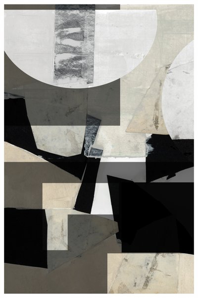Collage geométrico abstracto de cartissi