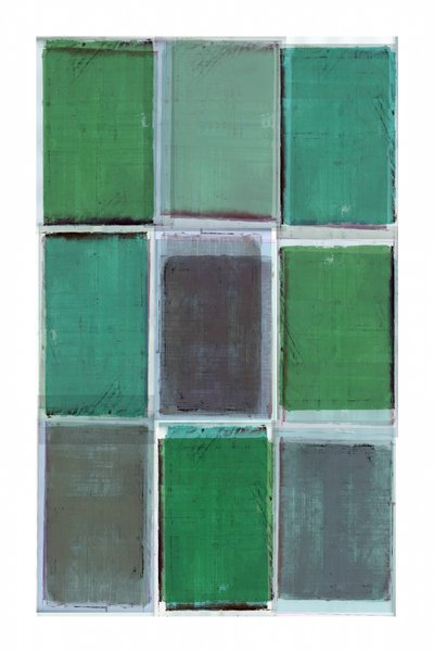 Capas verdes abstractas de cartissi
