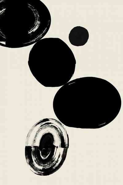 Formas abstractas en tinta de cartissi