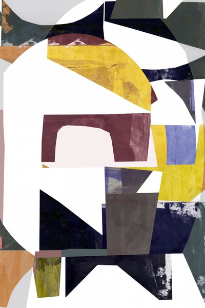 Collage de formas abstractas de cartissi