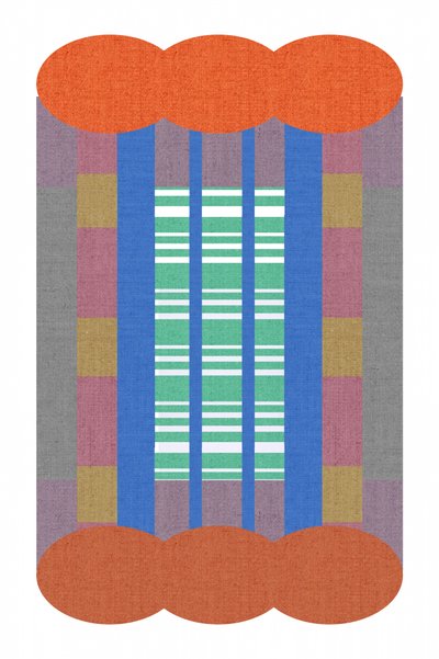 Rayas textiles abstractas de cartissi