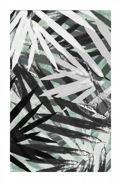 Follaje tropical abstracto de cartissi