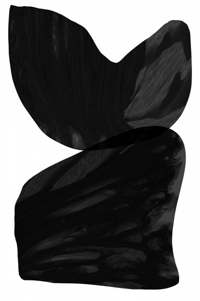 Formas abstractas negras de cartissi