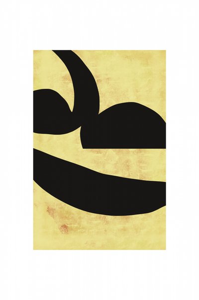 Negro, amarillo y abstracto en negrita de cartissi