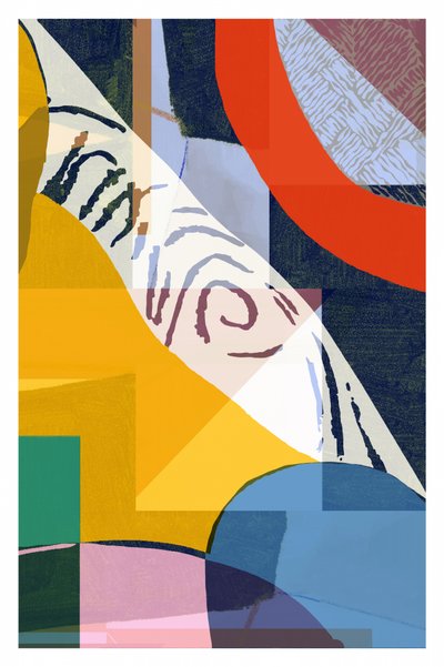 Formas abstractas de colores de cartissi