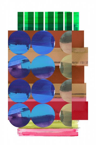 Círculos geométricos de colores de cartissi