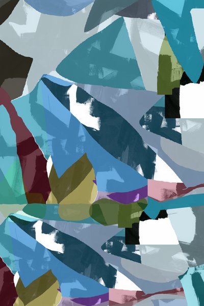Formas en capas de colores de cartissi