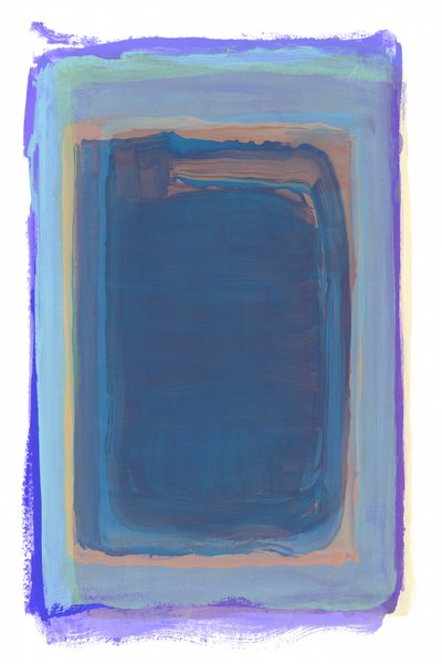 Capas de azul intenso de cartissi