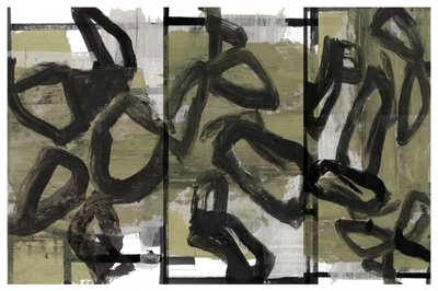 Abstracto de pinceladas dinámicas de cartissi