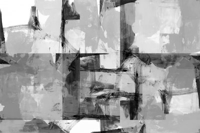 Abstracto dinámico en escala de grises de cartissi