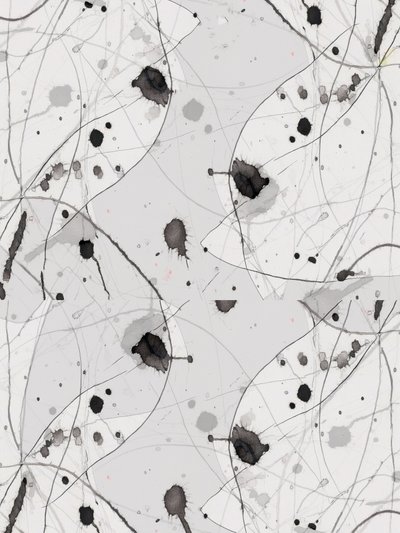 Trazos dinámicos de tinta de cartissi