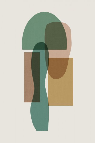 Formas abstractas de tonos terrosos de cartissi