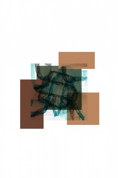 Geometría abstracta con tonos terrosos de cartissi