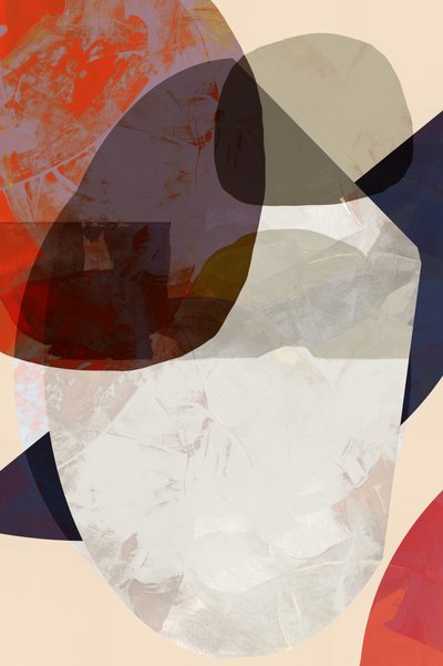 Formas abstractas de tonos terrosos de cartissi
