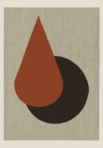 Formas abstractas con tonos terrosos de cartissi
