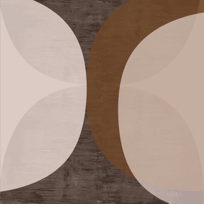 Formas abstractas con tonos terrosos de cartissi