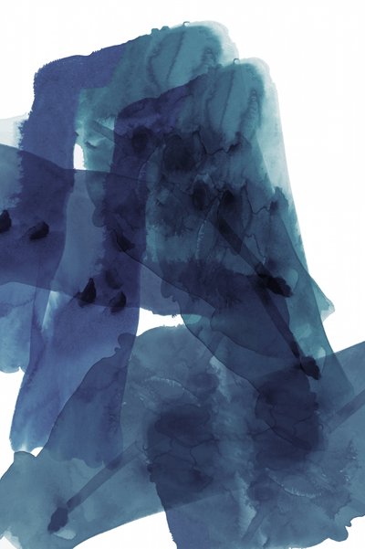 Abstracto en azul fluido de cartissi