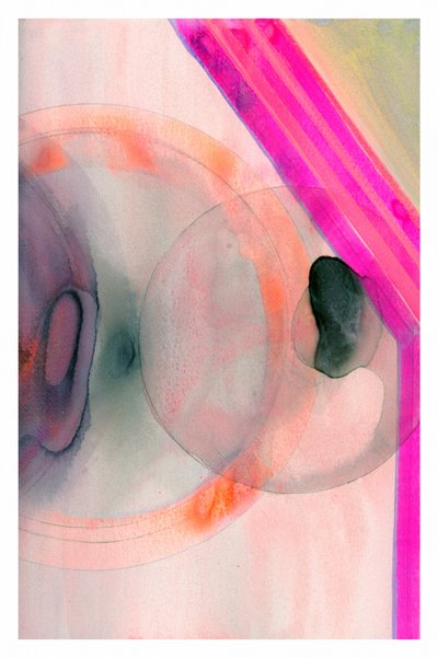 Rosa fluido abstracto de cartissi