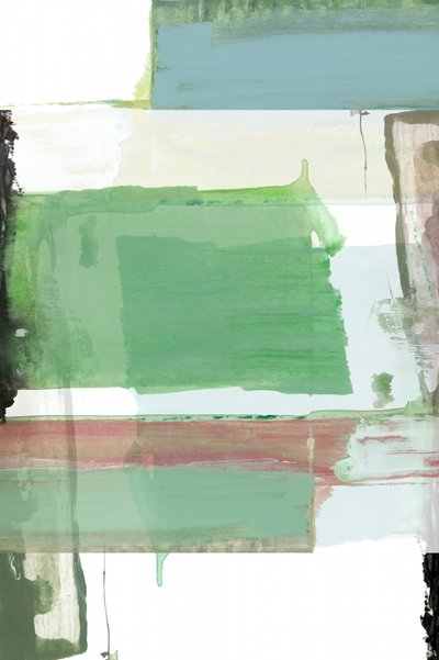 Bloques abstractos verdes de cartissi