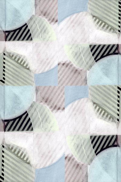 Formas pastel entrelazadas de cartissi