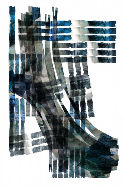 Tonos azules entrelazados de cartissi
