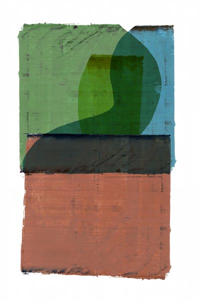Tonos tierra abstractos en capas de cartissi