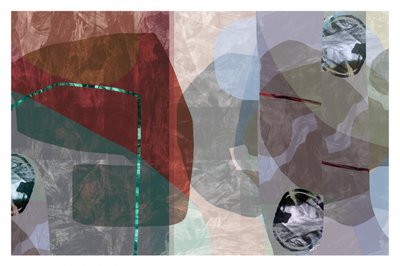 Formas abstractas en capas de cartissi