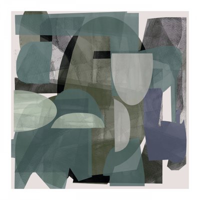 Formas abstractas en capas de cartissi
