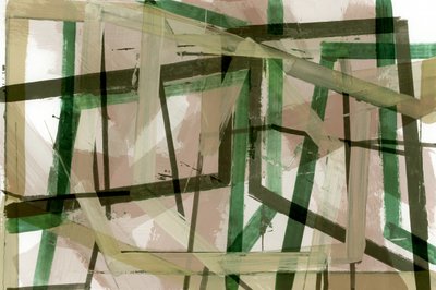 Abstracto geométrico en capas de cartissi