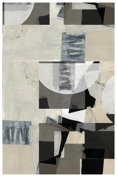 Abstracto geométrico en capas de cartissi