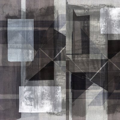 Abstracción geométrica en capas de cartissi