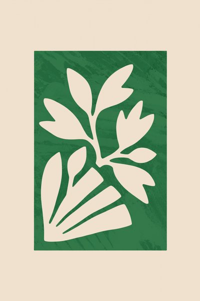 Recorte botánico minimalista de cartissi